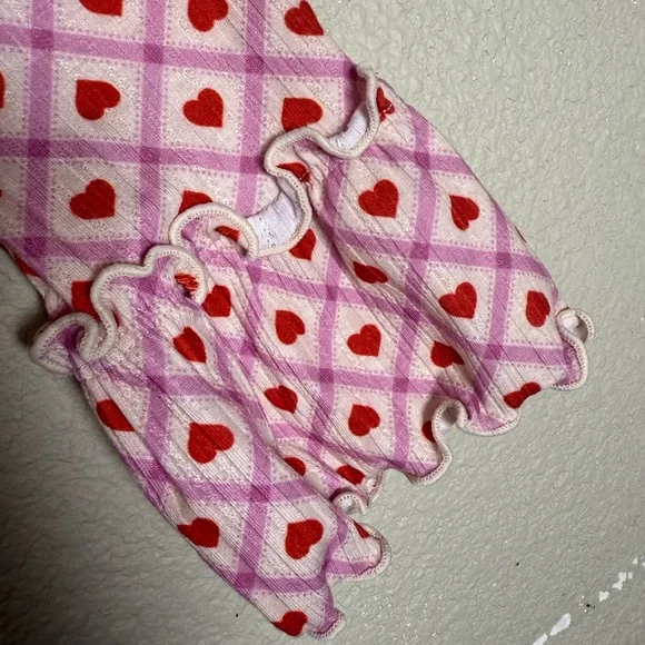 Adore Me Pajama Set in Pink and Red - Picture 7 of 15